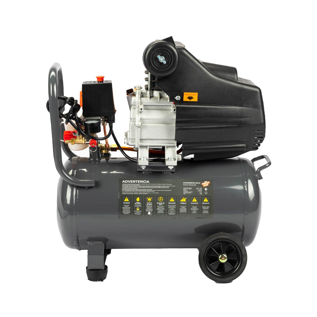 COMPRESOR 2HP 20 LITROS KUSHIRO - Imagen 7