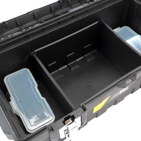Caja de herramienta de 19" plástica con cierre metálico - Imagen 5