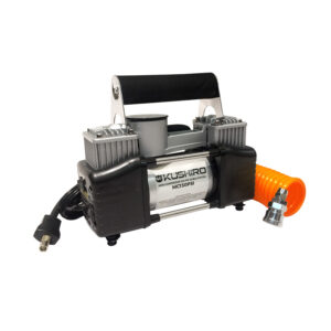 MINICOMPRESOR 12V DOBLE PISTON KUSHIRO