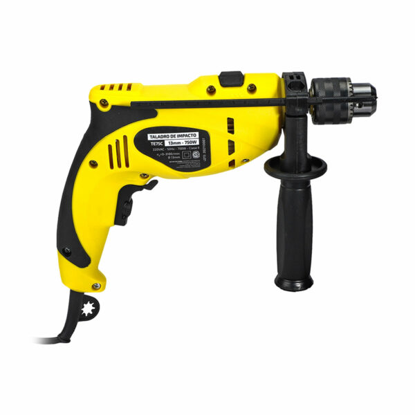 TALADRO DE IMPACTO 13MM 750W CON MALETIN Y MECHAS - Imagen 5