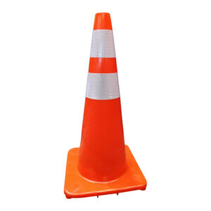 Cono vial naranja de 70 cm